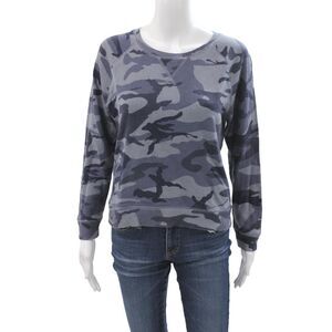 Rails Womens Basic Camo Crew Neck Pullover Sweatshirt Size XS